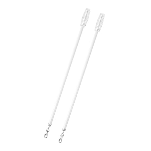 BESTYASH 2 Stück Aluminium Gardinenstab Weiß Handbetriebener Vorhangstab Leichtes Kompaktes Design Installieren für Vorhänge Fenster Wohnzimmer Schlafzimmer BESTYASH 2 Stück Aluminium Gardinenstab Weiß Handbetriebener Vorhangstab Leichtes Kompaktes Design Installieren für Vorhänge Fenster Wohnzimmer Schlafzimmer von BESTYASH
