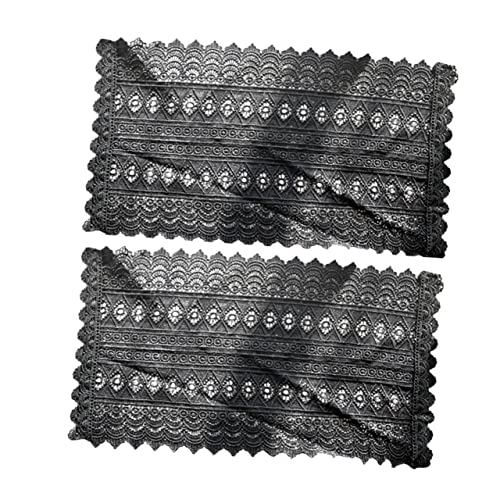 BESTYASH 2 Stück Dekorative Tischmatte aus Spitze Hochzeits und Feiertags Tischdecke im Landhausstil für Esszimmer und Küche Feiner Verarbeitung von BESTYASH