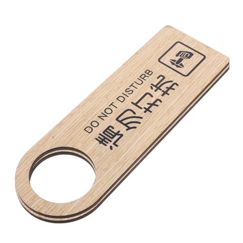 BESTYASH 2 Stück Doppelseitiges Türschild aus Holz mit Aufschrift Nicht Stören und Bitte Reinigen für Hotelzimmer Robustes Privacy Schild für verbesserten Gästeschutz und effiziente BESTYASH 2 Stück Doppelseitiges Türschild aus Holz mit Aufschrift Nicht Stören und Bitte Reinigen für Hotelzimmer Robustes Privacy Schild für verbesserten Gästeschutz und effiziente von BESTYASH