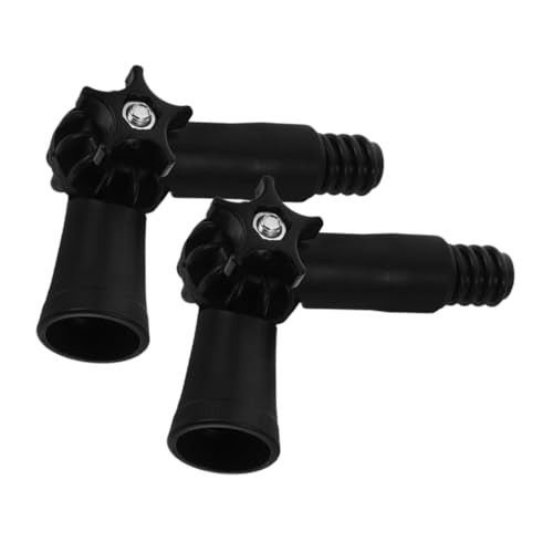 BESTYASH 2 Stück Drehbarer Winkeladapter Moppstangen Standardgewinde Teiliges Robust für Verlängerungsstangen Kompatibel mit Amerikanischen Gewindeköpfen Verlängert Reichweite für Fenster von BESTYASH