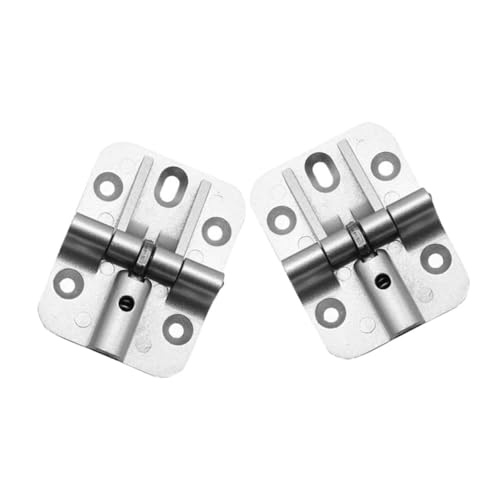 BESTYASH 2 Stück Faltbare Tischscharniere Verstellbare Drehmomentscharniere aus Zinklegierung Sicherheitsverriegelung Design für Klapptische Vielseitig Einsetzbar von BESTYASH