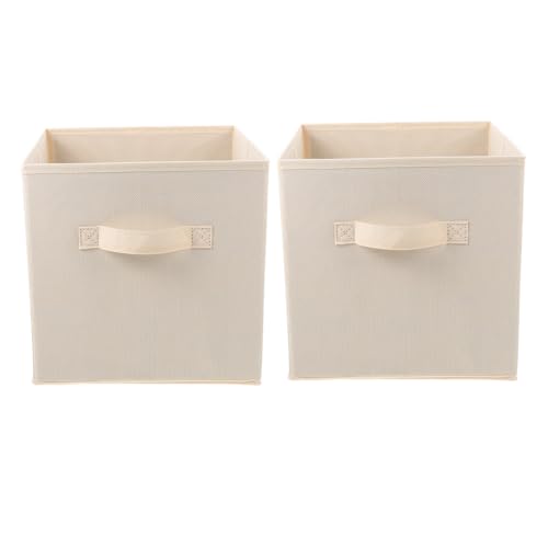 BESTYASH 2 Stück Große Faltbare Aufbewahrungsbox aus Stoff mit Hoher Kapazität Vielseitig Einsetzbar als Kleiderschrank Organizer und Aufbewahrungskiste für Kleidung und von BESTYASH