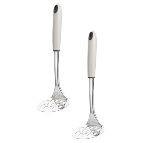 BESTYASH 2 Stück Hand Kartoffelstampfer mit Komfortgriff Robuster Kartoffelpresse für Cremiges Kartoffelpüree Vielseitig für Gemüse und Obst Praktische Küchenhilfe für Hause BESTYASH 2 Stück Hand Kartoffelstampfer mit Komfortgriff Robuster Kartoffelpresse für Cremiges Kartoffelpüree Vielseitig für Gemüse und Obst Praktische Küchenhilfe für Hause von BESTYASH