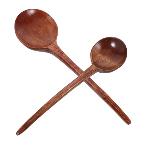BESTYASH 2 Stück Holzlöffel mit Langem Griff Große Holz Suppenkelle für Ramen Suppen und Flüssigkeiten Traditioneller Japanischer Kochlöffel aus Natürlichem Holz zum Servieren und BESTYASH 2 Stück Holzlöffel mit Langem Griff Große Holz Suppenkelle für Ramen Suppen und Flüssigkeiten Traditioneller Japanischer Kochlöffel aus Natürlichem Holz zum Servieren und von BESTYASH