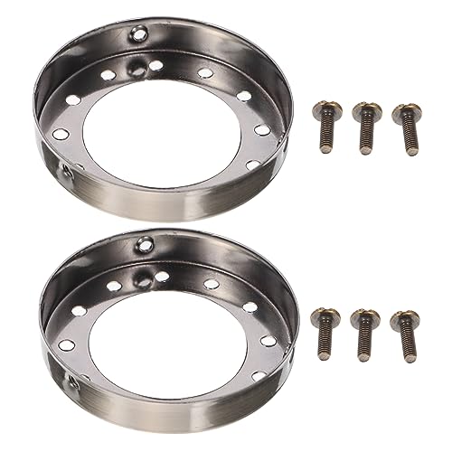 BESTYASH 2 Stück Lampenschirm Ring aus Metall für Deckenlampen Antik Look DIY Lampenreparatur Zubehör Dekorativ für Wohnzimmer Schlafzimmer und Cafés BESTYASH 2 Stück Lampenschirm Ring aus Metall für Deckenlampen Antik Look DIY Lampenreparatur Zubehör Dekorativ für Wohnzimmer Schlafzimmer und Cafés von BESTYASH