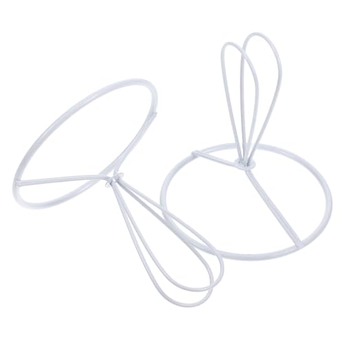 BESTYASH 2 Stück Lampenschirmhalter Clips aus Leichtem DIY Lampenfassung Adapter für Tischlampen Einfache Montage Kompatibel mit Verschiedenen Glühbirnen und Lampenzubehör Vielseitig von BESTYASH