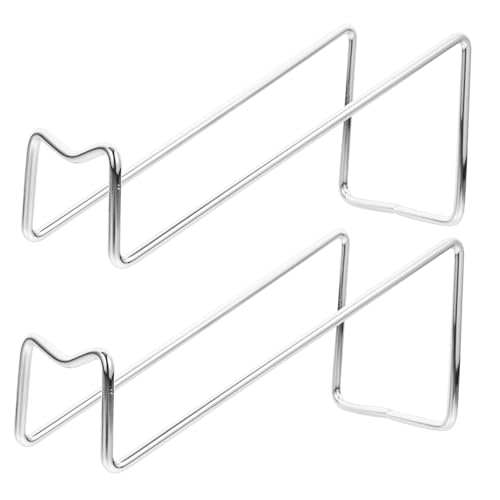 BESTYASH 2 Stück Metall Weinflaschenhalter Eleganter Tisch Weinständer aus Robuster Weinregal für Champagner und Rotwein für Hochzeit und Besondere Anlässe von BESTYASH