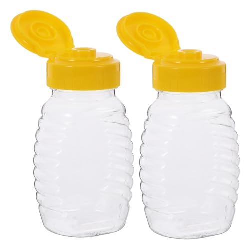 BESTYASH 2 Stück Nachfüllbare Honigspenderflasche Auslaufsicheres Quetschhonigglas 108 ml für Gewürze Ketchup und Senf Design Einfach zu Reinigen BESTYASH 2 Stück Nachfüllbare Honigspenderflasche Auslaufsicheres Quetschhonigglas 108 ml für Gewürze Ketchup und Senf Design Einfach zu Reinigen von BESTYASH