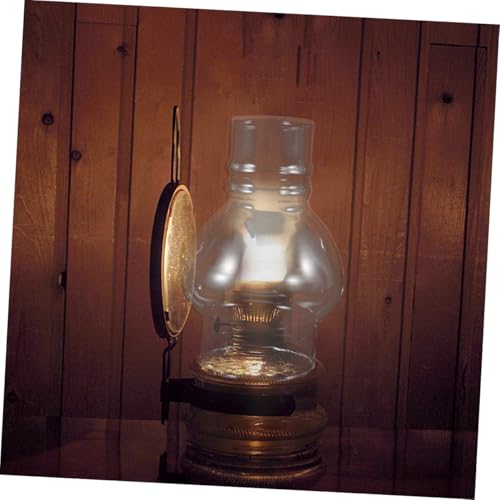 BESTYASH 2 Stück Runder Lampenschirm aus Klarem Glas Ersatzglas für Große Petroleumlampen Vintage Öllampen Lampenschirm Transparent Kerosinlampe Zubehör BESTYASH 2 Stück Runder Lampenschirm aus Klarem Glas Ersatzglas für Große Petroleumlampen Vintage Öllampen Lampenschirm Transparent Kerosinlampe Zubehör von BESTYASH