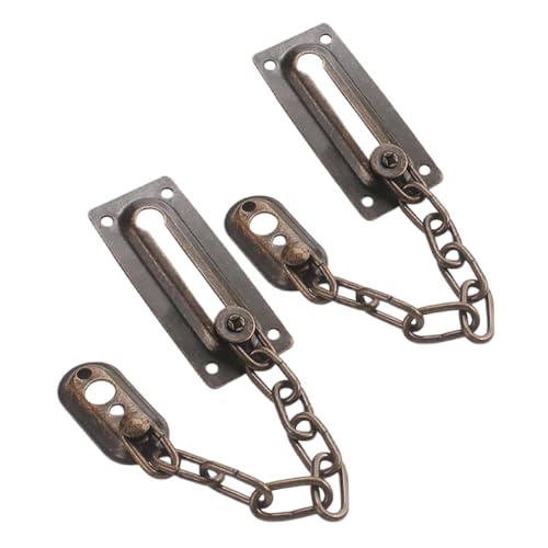 BESTYASH 2 Stück Sicherheitstürkette Türschlosskette Türstopper Eingangstür Sicherheitskette Türschutz Sicherheitsschloss Für Die Vordertür Eingangstürkette Türverstärkungsschloss BESTYASH 2 Stück Sicherheitstürkette Türschlosskette Türstopper Eingangstür Sicherheitskette Türschutz Sicherheitsschloss Für Die Vordertür Eingangstürkette Türverstärkungsschloss von BESTYASH