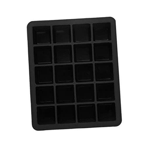 BESTYASH 2 Stück Silikon Eiswürfelform Fächer Flexibel Wiederverwendbar für Whiskey Cocktails Eiskühlung Eiswürfelbehälter Schwarz Packung BESTYASH 2 Stück Silikon Eiswürfelform Fächer Flexibel Wiederverwendbar für Whiskey Cocktails Eiskühlung Eiswürfelbehälter Schwarz Packung von BESTYASH