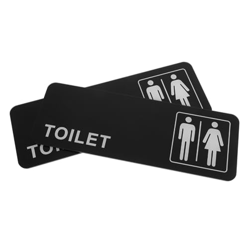 BESTYASH 2 Stück Teiliges Acryl toilettenschild für Damen und Herren Langlebige Wc Türschilder Selbstklebend Modernes Design Klarer Genderhinweis Vielseitig für Badezimmer und BESTYASH 2 Stück Teiliges Acryl toilettenschild für Damen und Herren Langlebige Wc Türschilder Selbstklebend Modernes Design Klarer Genderhinweis Vielseitig für Badezimmer und von BESTYASH