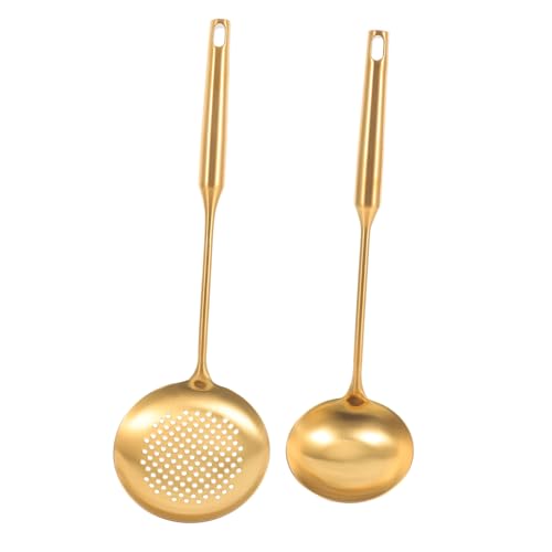 BESTYASH 2 Stück Teiliges Edelstahl Suppenkellen Bruchsicher Vielseitig Einsetzbar für Suppe und Reis Langlebige Küchenutensilien mit Robustem Design für Kochen und Servieren BESTYASH 2 Stück Teiliges Edelstahl Suppenkellen Bruchsicher Vielseitig Einsetzbar für Suppe und Reis Langlebige Küchenutensilien mit Robustem Design für Kochen und Servieren von BESTYASH