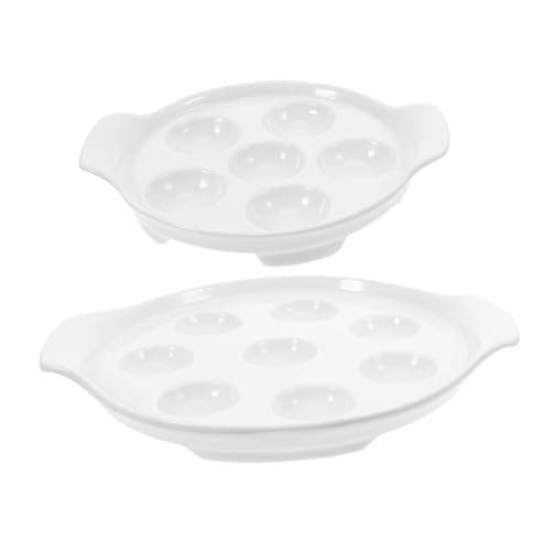 BESTYASH 2 Stück Teiliges Französisches Escargot Weißer Hitzebeständiger Keramik schneckenplatten Ofenfeste Fußstützen snail baking dishes für Stilvolles Bbq und Gourmetgerichte BESTYASH 2 Stück Teiliges Französisches Escargot Weißer Hitzebeständiger Keramik schneckenplatten Ofenfeste Fußstützen snail baking dishes für Stilvolles Bbq und Gourmetgerichte von BESTYASH