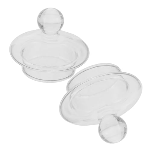 BESTYASH 2 Stück Teiliges Glasdeckel für Whiskey Tastinggläser Transparente Ersatzdeckel für Spirituosengläser Aromaversiegelung für Brandy Tequila Kaffee und Teekannen BESTYASH 2 Stück Teiliges Glasdeckel für Whiskey Tastinggläser Transparente Ersatzdeckel für Spirituosengläser Aromaversiegelung für Brandy Tequila Kaffee und Teekannen von BESTYASH