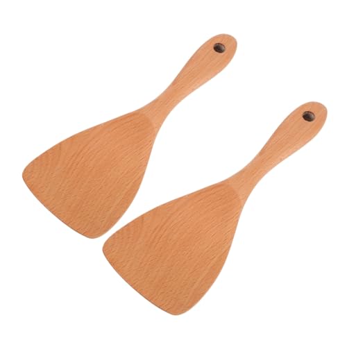 BESTYASH 2 Stück Teiliges Holz Reiswender mit Ergonomischem Griff Hitzebeständiger Langlebiger Kochlöffel für Reiskocher Vielseitiger Servierlöffel für Salate und Desserts Küche BESTYASH 2 Stück Teiliges Holz Reiswender mit Ergonomischem Griff Hitzebeständiger Langlebiger Kochlöffel für Reiskocher Vielseitiger Servierlöffel für Salate und Desserts Küche von BESTYASH