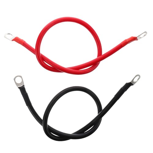 BESTYASH 2 Stück Teiliges Kupferbatteriekabel Mm² mit Hitzeisolierter Schrumpfschlaufe Langlebiges Stromkabel für Motorrad Auto Boot Korrosionsgeschützte Anschlüsse Geeignet für BESTYASH 2 Stück Teiliges Kupferbatteriekabel Mm² mit Hitzeisolierter Schrumpfschlaufe Langlebiges Stromkabel für Motorrad Auto Boot Korrosionsgeschützte Anschlüsse Geeignet für von BESTYASH