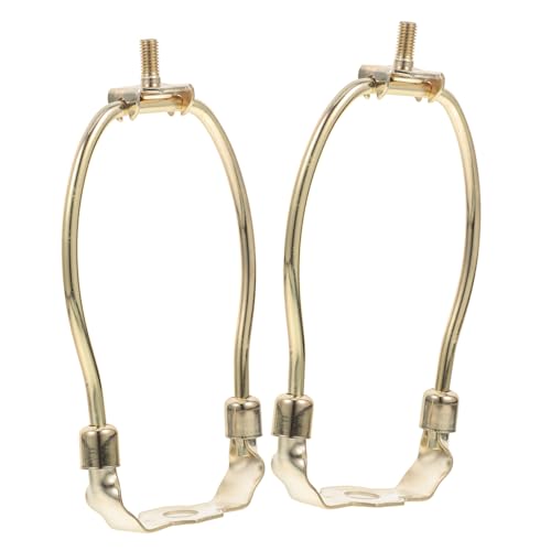 BESTYASH 2 Stück Teiliges Lampenschirm halter Robustem Gold horn design Kompatibel für Tisch Stehlampen DIY Ersatz Reparaturkit für Lampenhalterung Stabile Befestigung von BESTYASH