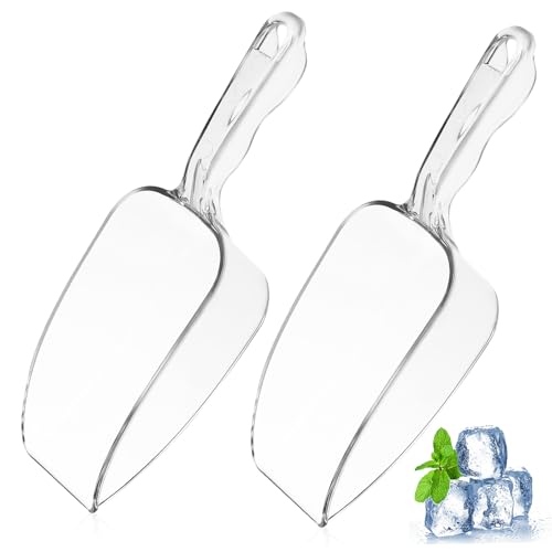 BESTYASH 2 Stück Transparente Kunststoff Eisschaufel mit Rundem Boden Lebensmittelecht Großer Schaufelöffnung Vielseitig für Eis Süßigkeiten Popcorn und Tierfutter Wiederverwendbar BESTYASH 2 Stück Transparente Kunststoff Eisschaufel mit Rundem Boden Lebensmittelecht Großer Schaufelöffnung Vielseitig für Eis Süßigkeiten Popcorn und Tierfutter Wiederverwendbar von BESTYASH