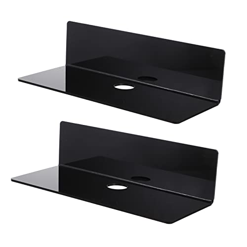 BESTYASH 2 Stück Wandregal ohne Bohren Multifunktionale Aufbewahrung für Badezimmer Wohnzimmer und Büro aus Hochwertigem Platzsparend und Elegant für Fernbedienungen Smartphones und BESTYASH 2 Stück Wandregal ohne Bohren Multifunktionale Aufbewahrung für Badezimmer Wohnzimmer und Büro aus Hochwertigem Platzsparend und Elegant für Fernbedienungen Smartphones und von BESTYASH