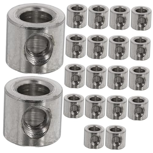 BESTYASH 20 Stück Teiliges Drahtseilklemmen aus Stahl Selbstsicherndes Schnellspannsystem Robust für Schwere Belastungen Vielseitig Einsetzbar für Kabelbefestigung und Drahtseilfixierung BESTYASH 20 Stück Teiliges Drahtseilklemmen aus Stahl Selbstsicherndes Schnellspannsystem Robust für Schwere Belastungen Vielseitig Einsetzbar für Kabelbefestigung und Drahtseilfixierung von BESTYASH