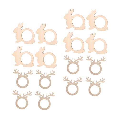 BESTYASH 20 Stück Teiliges Holz Ostern Serviettenringe mit Hasen und Geweih DIY Tischdekoration für Osterfest Party und Heimdeko Hochwertige Holzqualität Langlebig und Stilvoll BESTYASH 20 Stück Teiliges Holz Ostern Serviettenringe mit Hasen und Geweih DIY Tischdekoration für Osterfest Party und Heimdeko Hochwertige Holzqualität Langlebig und Stilvoll von BESTYASH