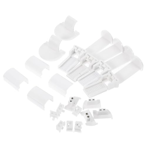 BESTYASH 24 Stück Teiliges Gardinenhalter für Plissee Jalousien Einfache Montage Fester Halt Zeitsparend Kompatibel mit Verschiedenen Faltrollos Elegantes Design für Fensterdekoration von BESTYASH