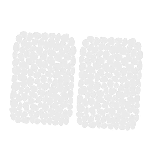 BESTYASH 2Stücke PVC Waschbeckenmatte Rutschfest Transparent für Geschirrabtropfung und Schutz Einfach zu Reinigen für Küchenarbeitsplatten BESTYASH 2Stücke PVC Waschbeckenmatte Rutschfest Transparent für Geschirrabtropfung und Schutz Einfach zu Reinigen für Küchenarbeitsplatten von BESTYASH
