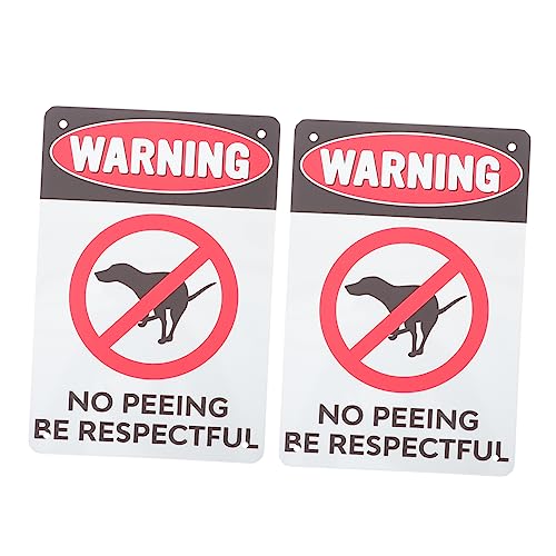 BESTYASH 2 Stück Warnschild Hund kein Schild aus Eisenblech für Garten Hof und Außenbereich Wetterfestes Gartenschild zur Vorsicht für Nachbarn und BESTYASH 2 Stück Warnschild Hund kein Schild aus Eisenblech für Garten Hof und Außenbereich Wetterfestes Gartenschild zur Vorsicht für Nachbarn und von BESTYASH