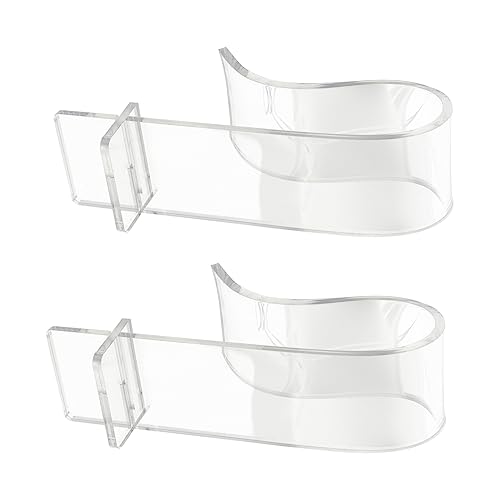 BESTYASH 2Stücke Teiliges Schuhdisplay Regal Transparenter Schuhhalter für Vielseitige Schuhaufbewahrung für High Heels und Freizeitschuhe Langlebig und Elegant von BESTYASH