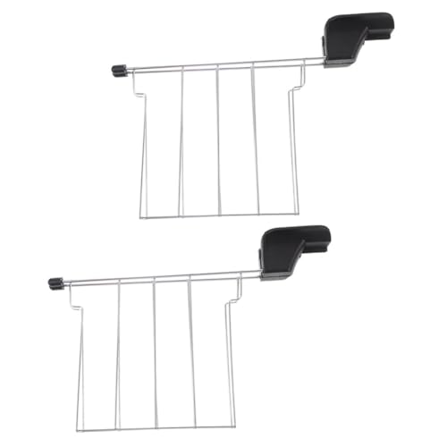 BESTYASH 2Stücke Teiliges Toaster Warming Rack Universeller Sandwichhalter für Toast und Verbrühungs Design für Toaster zu Reinigen von BESTYASH