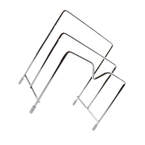 BESTYASH 2stücke Schneidebrett-abtropfgestell Aus Edelstahl Mit Tellerregal Für Küche Praktisches Tischgestell Zum Trocknen Von Geschirr Und Aufbewahrung Von Küchenzubehör von BESTYASH