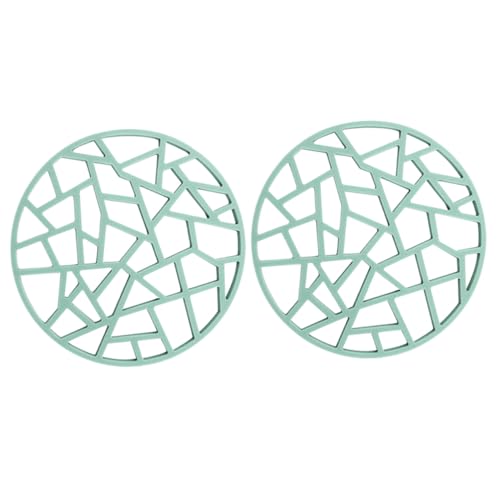 BESTYASH 2stücke Silikon Tischsets Für Schreibtisch Und Küche Untersetzer Für Schüsseln Und Teller rutschfeste Isolier-tischsets Einfach Zu Reinigen Hitzebeständig Als Tischset Und Geschirr von BESTYASH