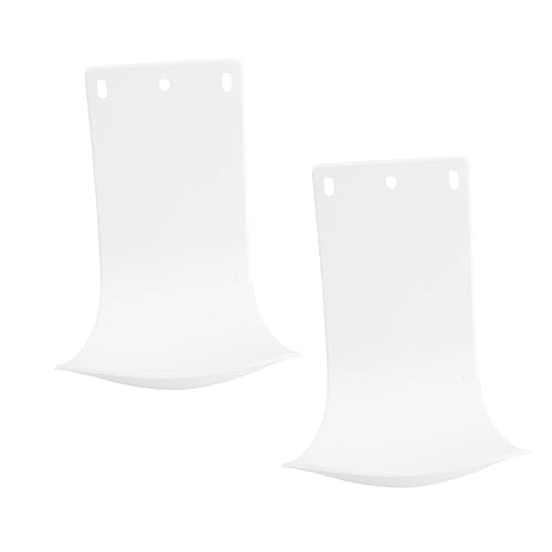 BESTYASH 2stücke Wandhalterung Seifenspender Mit Tropfschalen Schaumseifen-schaumschalen Für Haushalt Ohne Bohren Weiß Aus Hochwertigem Material Praktische Funktion Für Handwaschmaschine von BESTYASH