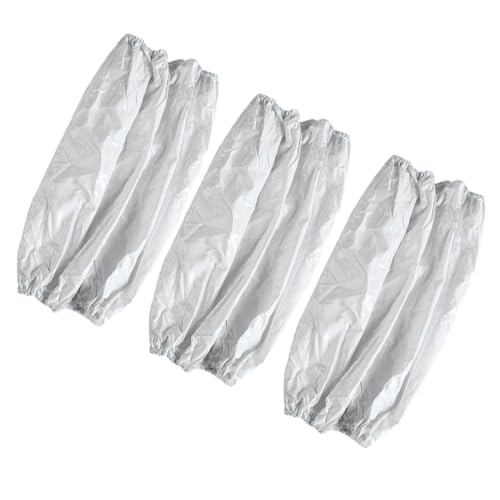 BESTYASH 3 Paare Weiße Pvc ölbeständige Ärmelüberzüge Elastische Wasserfeste Schutzarmstulpen für Küchenreinigung und Haushalt Praktische Reinigungshilfe für Damen und Herren BESTYASH 3 Paare Weiße Pvc ölbeständige Ärmelüberzüge Elastische Wasserfeste Schutzarmstulpen für Küchenreinigung und Haushalt Praktische Reinigungshilfe für Damen und Herren von BESTYASH