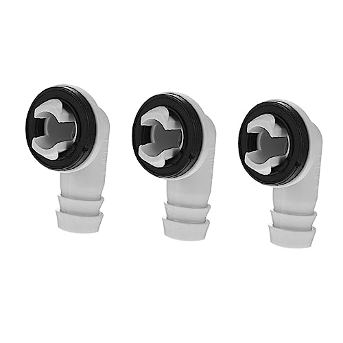 BESTYASH 3 STÜCKE Teiliges Set für Klimaanlage Abflussadapter mit Gebogenem und Lecksicher Kompatibel mit Fenstergeräte Drainageschläuchen von BESTYASH