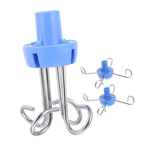 BESTYASH 3 Stück Edelstahl Infusionsständer Haken Stabile Vertikale Rack Aufhänger für medizinische Einrichtungen und Kompakt Langlebig Einfache Montage Infusionsflaschen Halterung von BESTYASH
