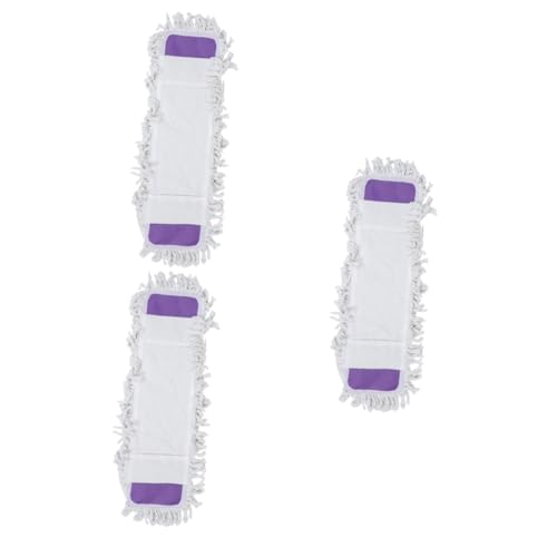 BESTYASH 3 Stück Mikrofaser Wischmopp Pads Waschbare und Wiederverwendbare Bodenreinigungstücher für Effektive Kompatibel mit Allen Bodenarten für Fliesen und von BESTYASH