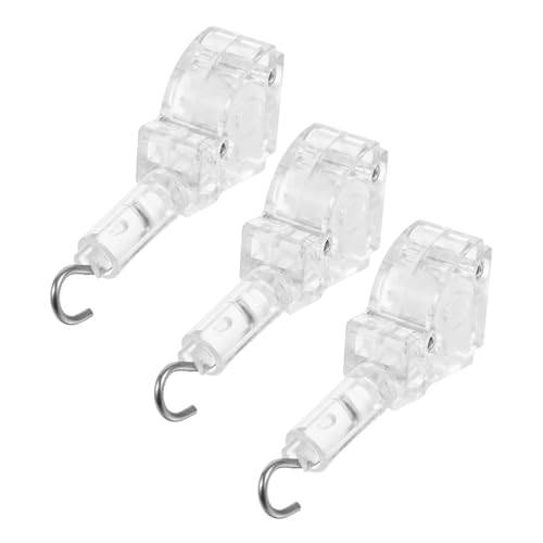 BESTYASH 3 Stück Teiliges Mini Jalousien Ersatzteil Metall Kippsystem mit D Förmigem Zahnradverbinder Universeller Wandkipper Haken für Präzise Lichtwinkelverstellung Platzsparend Einfache von BESTYASH