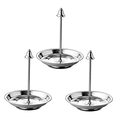 BESTYASH 3 Stück Teiliges Räucherspiralenhalter Set Ausziehbarer Räucherständer mit Breitem Teller Geeignet für Aromatherapie Yoga Meditation Schlafzimmer und Wohnzimmer Zufällige Farbe von BESTYASH