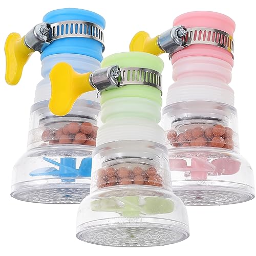 BESTYASH 3 Stück Wasserhahnfilter Beweglicher Küchenaufsatz mit Drehbarem Sprühkopf für Spüle Wassersparend Spritzfrei Kompatibel mit Gängigen Armaturen Einfache Installation BESTYASH 3 Stück Wasserhahnfilter Beweglicher Küchenaufsatz mit Drehbarem Sprühkopf für Spüle Wassersparend Spritzfrei Kompatibel mit Gängigen Armaturen Einfache Installation von BESTYASH