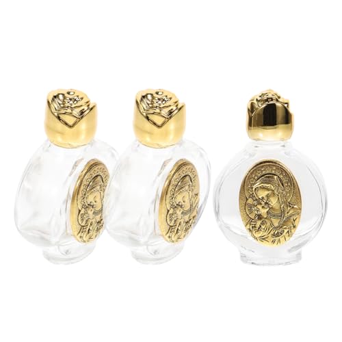 BESTYASH 3stücke Weihwasserflasche Aus Glas Kleine Flaschen Zum Nachfüllen Wasserbehälter Für Heiliges Wasser Dekorative Wasserflasche Für Kirche Und Zuhause BESTYASH 3stücke Weihwasserflasche Aus Glas Kleine Flaschen Zum Nachfüllen Wasserbehälter Für Heiliges Wasser Dekorative Wasserflasche Für Kirche Und Zuhause von BESTYASH