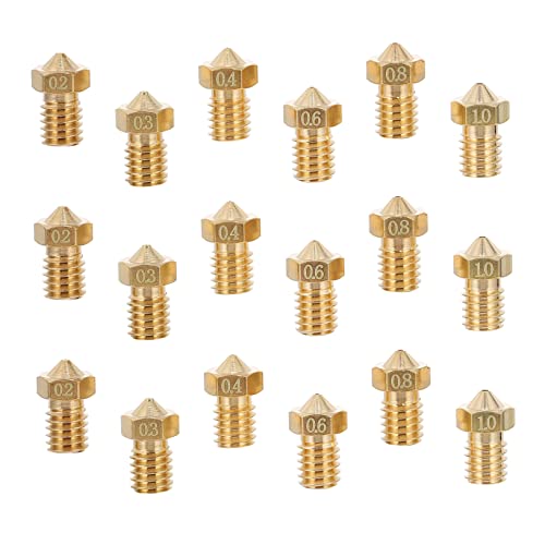 BESTYASH 30Stücke Messing Druckerdüsen Gewinde Nützliche für Ender Pro Hochwertiges Langlebiges Material Installieren BESTYASH 30Stücke Messing Druckerdüsen Gewinde Nützliche für Ender Pro Hochwertiges Langlebiges Material Installieren von BESTYASH