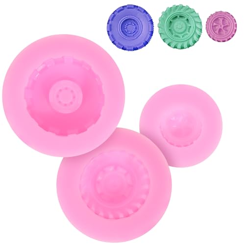 BESTYASH 3stücke Teiliges Silikon Backform Für Reifenformen Für Kuchen Desserts Und Fondant Wiederverwendbar Flexibles Design Leicht Zu Reinigen Lebensmittelechtes Material Für Kreative von BESTYASH