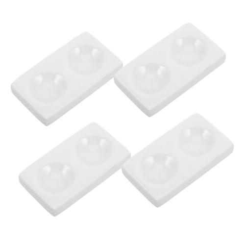 BESTYASH 4 STÜCKE Teiliges Porzellan Spotting Plate Keramik Reaktionsplatten für Chemische Laborversuche Präzise Farbabgleichung Langlebig Geeignet für Vielfältige Tests und Probenanalyse BESTYASH 4 STÜCKE Teiliges Porzellan Spotting Plate Keramik Reaktionsplatten für Chemische Laborversuche Präzise Farbabgleichung Langlebig Geeignet für Vielfältige Tests und Probenanalyse von BESTYASH