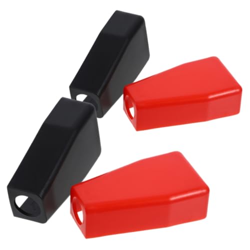 BESTYASH 4 Stück Batteriepolabdeckungen Isolierende Gummikappen für Auto Motorrad Plus Minuspole Schutzkappen Flexibel Akkuschutz Schwarz Rot BESTYASH 4 Stück Batteriepolabdeckungen Isolierende Gummikappen für Auto Motorrad Plus Minuspole Schutzkappen Flexibel Akkuschutz Schwarz Rot von BESTYASH