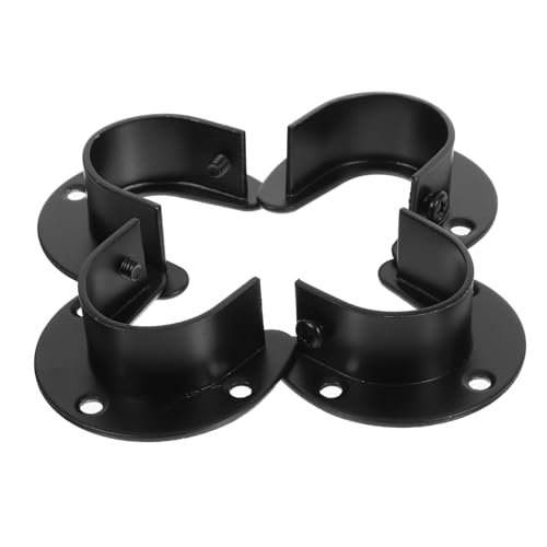 BESTYASH 4 Stück Edelstahl Wandhalterung für Kleiderstangen und Duschvorhangstangen Rostfrei Stabiler Halter für Stangen Stilvolles Design für Bad und Kleiderschrank BESTYASH 4 Stück Edelstahl Wandhalterung für Kleiderstangen und Duschvorhangstangen Rostfrei Stabiler Halter für Stangen Stilvolles Design für Bad und Kleiderschrank von BESTYASH