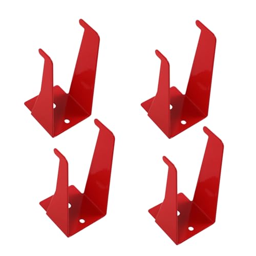 BESTYASH 4 Stück Feuerlöscherhalterung aus Robustem Eisen Wandhalterung für Feuerlöscher Einfache Montage Einsetzbar für Zuhause Büro Auto und Boot Platzsparend und Sicher von BESTYASH