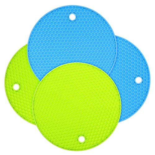 BESTYASH 4 Stück Korkenzieher Klemmpad Matte Tipsy Kleiner Grifföffner Für Glasdeckel Küchen/Pads Weinöffner Deckelgreifer Für Gläser Funktion Glasöffner Greifpad Und von BESTYASH