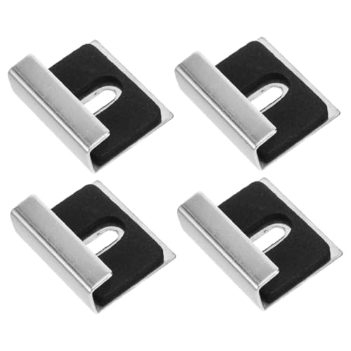 BESTYASH 4 Stück Metall Spiegel Clips Robuste Wandhalterung für Rahmenlose Spiegel Glasfliesen und Bilderrahmen Einfache Montage und Langlebige Konstruktion aus BESTYASH 4 Stück Metall Spiegel Clips Robuste Wandhalterung für Rahmenlose Spiegel Glasfliesen und Bilderrahmen Einfache Montage und Langlebige Konstruktion aus von BESTYASH